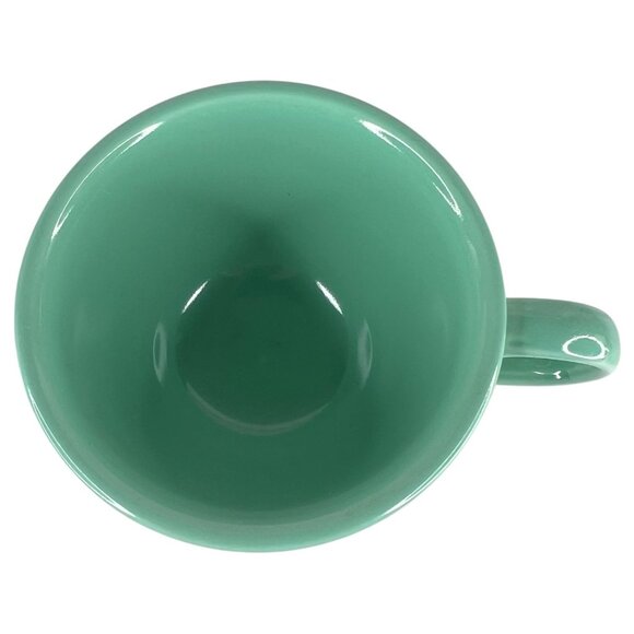 Fiesta Ware Green Tea Coffee Cup & Saucer Set Made In USA Homer Laughlin - Picture 8 of 11